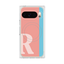 Premium Square Case with Pixelsnap［ Original - initial color line - R pink ］