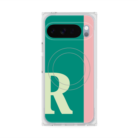 Premium Square Case with Pixelsnap［ Original - initial color line - R green ］
