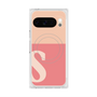 Premium Square Case with Pixelsnap［ Original - initial two tone - S pink ］