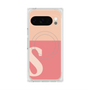 Premium Square Case with Pixelsnap［ Original - initial two tone - S pink ］