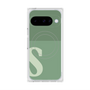 Premium Square Case with Pixelsnap［ Original - initial two tone - S green ］