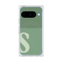 Premium Square Case with Pixelsnap［ Original - initial two tone - S green ］