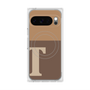 Premium Square Case with Pixelsnap［ Original - initial two tone - T brown ］