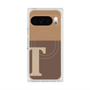 Premium Square Case with Pixelsnap［ Original - initial two tone - T brown ］