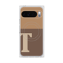 Premium Square Case with Pixelsnap［ Original - initial two tone - T brown ］