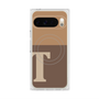 Premium Square Case with Pixelsnap［ Original - initial two tone - T brown ］
