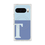 Premium Square Case with Pixelsnap［ Original - initial two tone - T blue ］