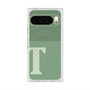Premium Square Case with Pixelsnap［ Original - initial two tone - T green ］
