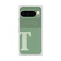 Premium Square Case with Pixelsnap［ Original - initial two tone - T green ］