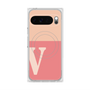 Premium Square Case with Pixelsnap［ Original - initial two tone - V pink ］