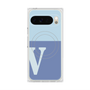 Premium Square Case with Pixelsnap［ Original - initial two tone - V blue ］