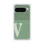 Premium Square Case with Pixelsnap［ Original - initial two tone - V green ］