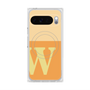 Premium Square Case with Pixelsnap［ Original - initial two tone - W orange ］