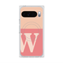 Premium Square Case with Pixelsnap［ Original - initial two tone - W pink ］
