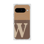 Premium Square Case with Pixelsnap［ Original - initial two tone - W brown ］