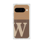 Premium Square Case with Pixelsnap［ Original - initial two tone - W brown ］