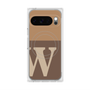 Premium Square Case with Pixelsnap［ Original - initial two tone - W brown ］