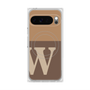 Premium Square Case with Pixelsnap［ Original - initial two tone - W brown ］