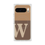 Premium Square Case with Pixelsnap［ Original - initial two tone - W brown ］