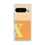 Premium Square Case with Pixelsnap［ Original - initial two tone - X orange ］