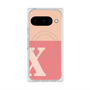 Premium Square Case with Pixelsnap［ Original - initial two tone - X pink ］