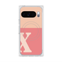 Premium Square Case with Pixelsnap［ Original - initial two tone - X pink ］
