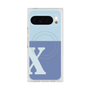 Premium Square Case with Pixelsnap［ Original - initial two tone - X blue ］