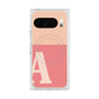 Premium Square Case with Pixelsnap［ Original - initial two tone - A pink ］
