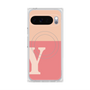 Premium Square Case with Pixelsnap［ Original - initial two tone - Y pink ］