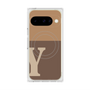 Premium Square Case with Pixelsnap［ Original - initial two tone - Y brown ］