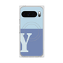Premium Square Case with Pixelsnap［ Original - initial two tone - Y blue ］