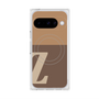 Premium Square Case with Pixelsnap［ Original - initial two tone - Z brown ］