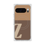 Premium Square Case with Pixelsnap［ Original - initial two tone - Z brown ］