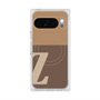 Premium Square Case with Pixelsnap［ Original - initial two tone - Z brown ］