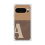 Premium Square Case with Pixelsnap［ Original - initial two tone - A brown ］