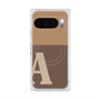 Premium Square Case with Pixelsnap［ Original - initial two tone - A brown ］