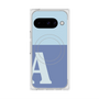 Premium Square Case with Pixelsnap［ Original - initial two tone - A blue ］