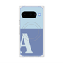 Premium Square Case with Pixelsnap［ Original - initial two tone - A blue ］