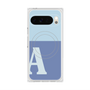 Premium Square Case with Pixelsnap［ Original - initial two tone - A blue ］