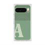 Premium Square Case with Pixelsnap［ Original - initial two tone - A green ］