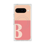 Premium Square Case with Pixelsnap［ Original - initial two tone - B pink ］