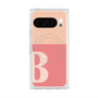 Premium Square Case with Pixelsnap［ Original - initial two tone - B pink ］