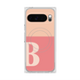 Premium Square Case with Pixelsnap［ Original - initial two tone - B pink ］