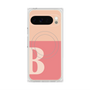 Premium Square Case with Pixelsnap［ Original - initial two tone - B pink ］