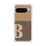 Premium Square Case with Pixelsnap［ Original - initial two tone - B brown ］