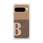 Premium Square Case with Pixelsnap［ Original - initial two tone - B brown ］