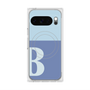 Premium Square Case with Pixelsnap［ Original - initial two tone - B blue ］
