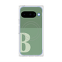 Premium Square Case with Pixelsnap［ Original - initial two tone - B green ］