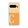Premium Square Case with Pixelsnap［ Original - initial two tone - C orange ］