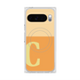 Premium Square Case with Pixelsnap［ Original - initial two tone - C orange ］